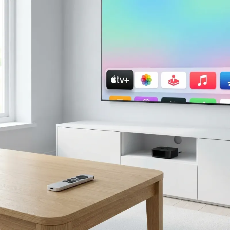 Apple TV setup with Siri remote